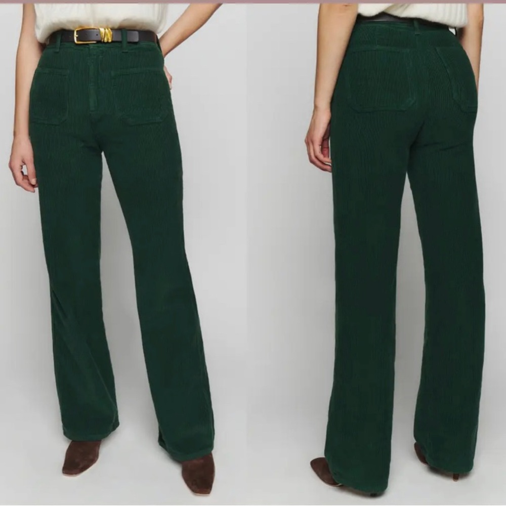 Reformation Alyssa High Rise Wide Leg Corduroy